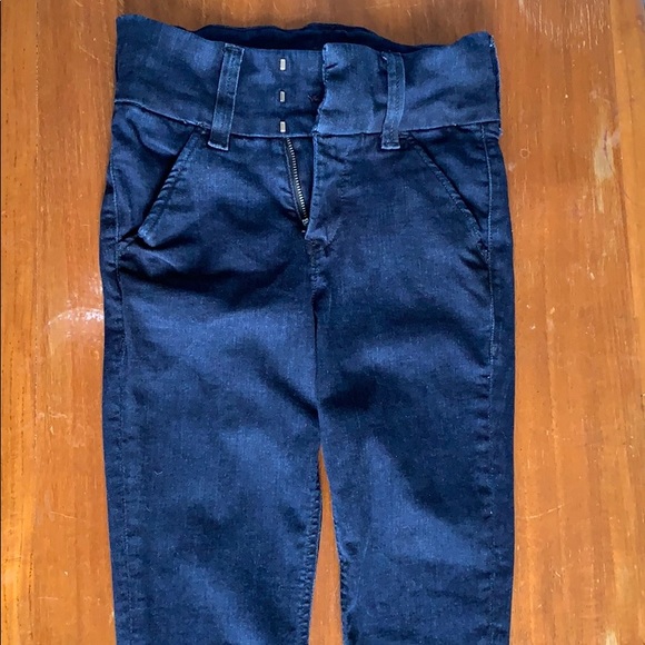 High Waisted Denim Perfect Wide Waistband leggings - Picture 4 of 8